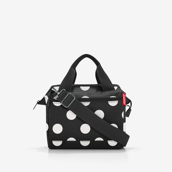 Reisenthel allrounder cross dots white (Handtasche,schwarz) 50% Rabatt mit kostenlosem Versand