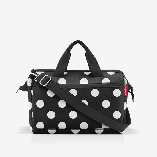 Reisenthel allrounder S pocket dots white (Handgepäck,schwarz)