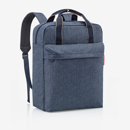 Reisenthel allday backpack M herringbone dark blue (Rucksack,dunkelblau) Großer Ausverkauf