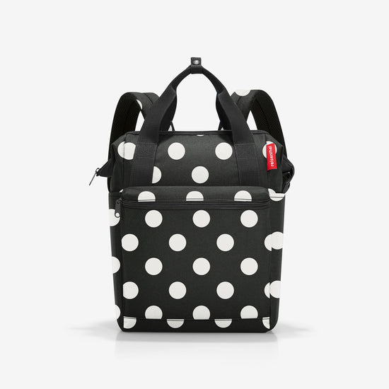 Reisenthel allrounder R dots white (Rucksack,schwarz) Exklusivangebot