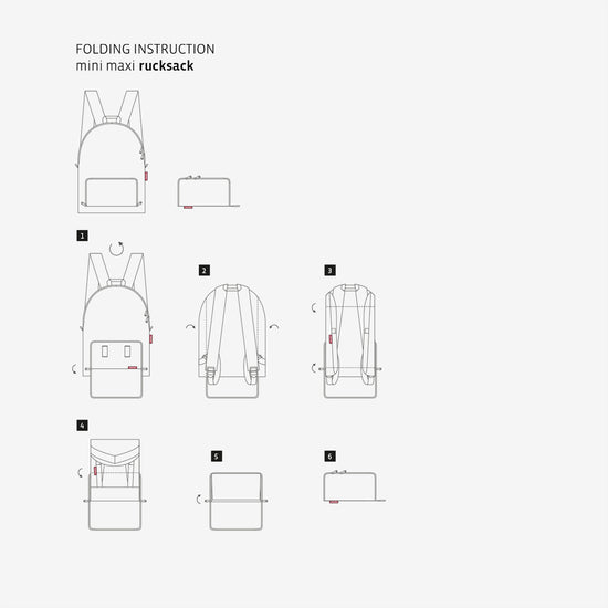 Reisenthel mini maxi rucksack dots white (Rucksack,schwarz) Tiefpreis