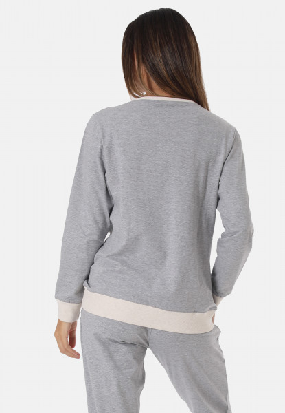 Sassamode Shirt CASUAL COMFORT MELANGE Online Shopping
