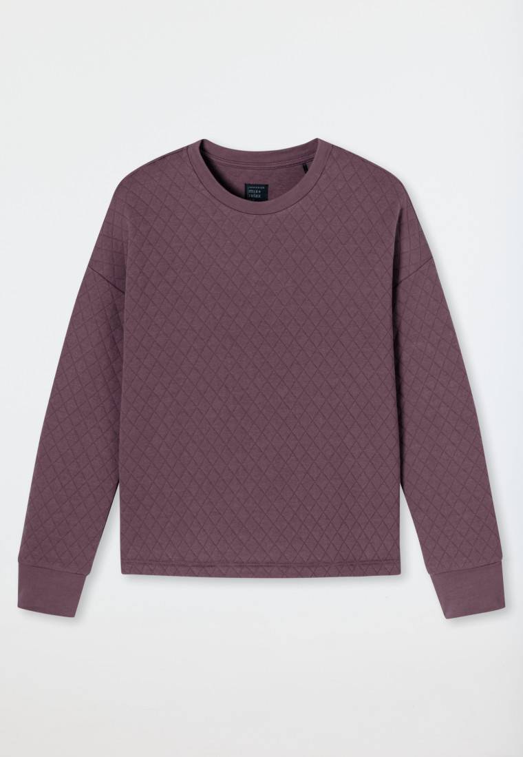 Schiesser Sweatshirt Jersey-Quiltstoff und Sweatware malve - Mix+Relax Muttertagsangebot