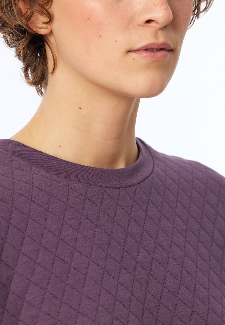 Schiesser Sweatshirt Jersey-Quiltstoff und Sweatware malve - Mix+Relax Muttertagsangebot