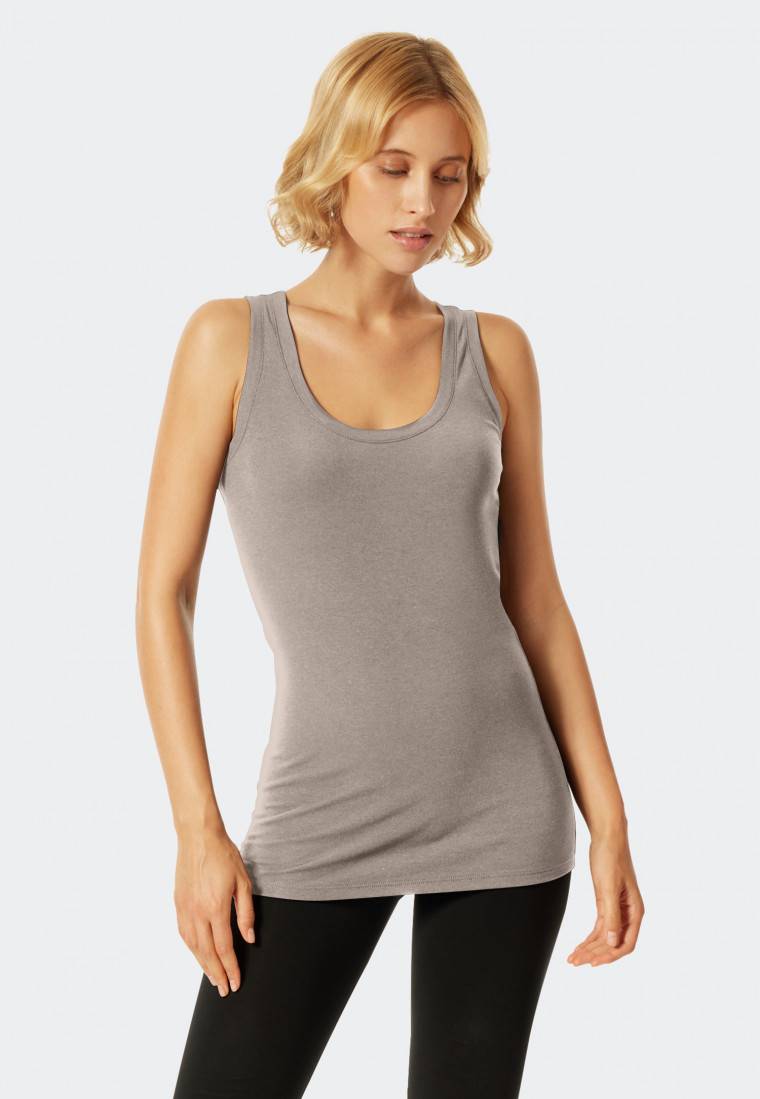 Schiesser Top beige - Revival Martina Vatertagsangebot