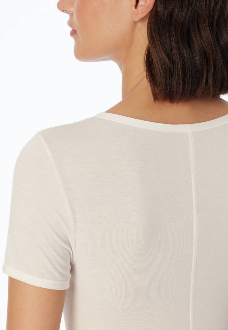 Schiesser Shirt kurzarm naturweiß - Personal Fit Neueste Mode