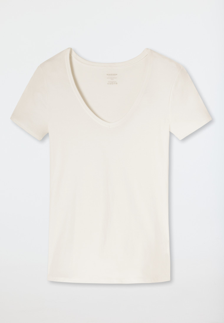Schiesser Shirt kurzarm Feinripp sekt - Naturschönheit Zeitlich begrenztes Angebot