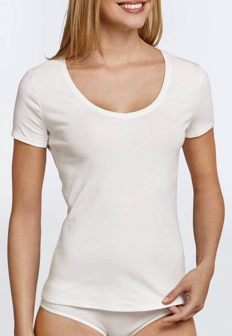 Schiesser Shirt kurzarm Feinripp sekt - Naturschönheit Zeitlich begrenztes Angebot
