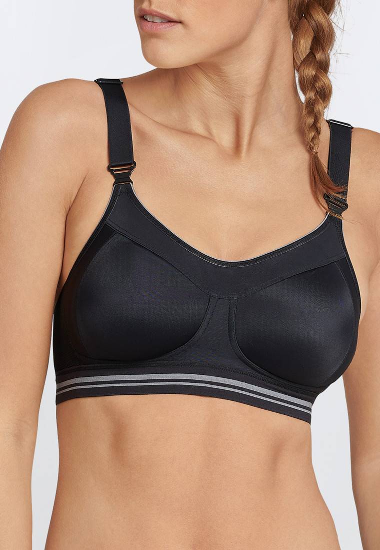 Schiesser Sport-BH Aktiv High Impact schwarz - SCHIESSER Sport Tägliche Deals