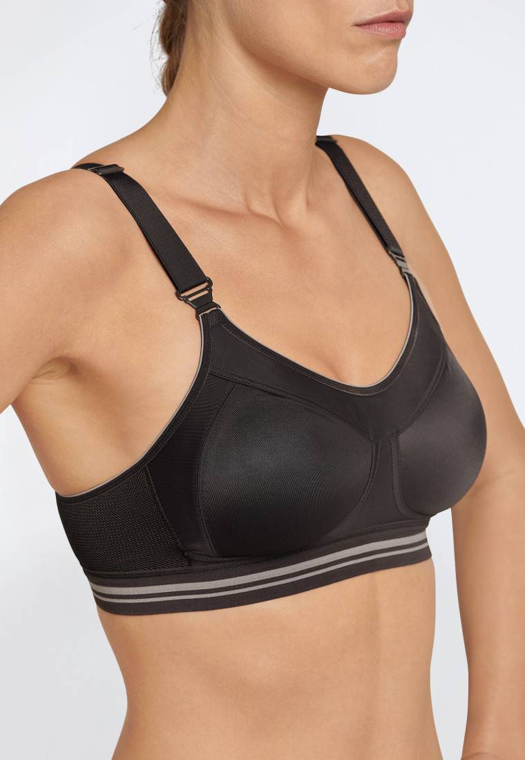 Schiesser Sport-BH Aktiv High Impact schwarz - SCHIESSER Sport Tägliche Deals