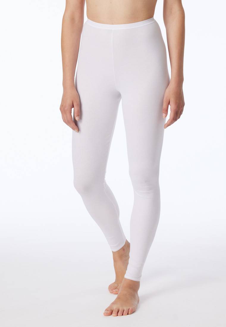 Schiesser Leggings weiß - Luxury Letzter Tag