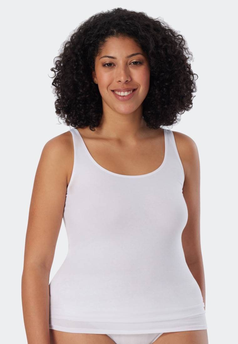 Schiesser Top 2er-Pack Organic Cotton weiß - 95/5 Bis zu 50% Rabatt