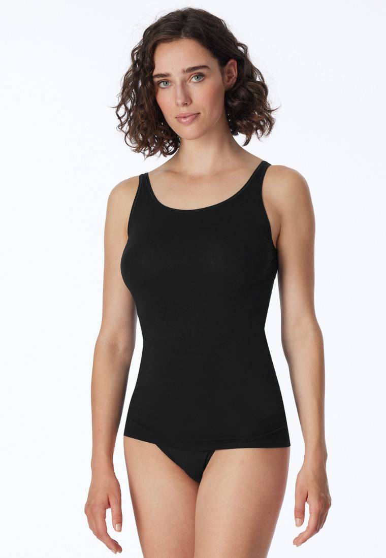 Schiesser Top 2er-Pack Organic Cotton schwarz - 95/5 Nur für heute