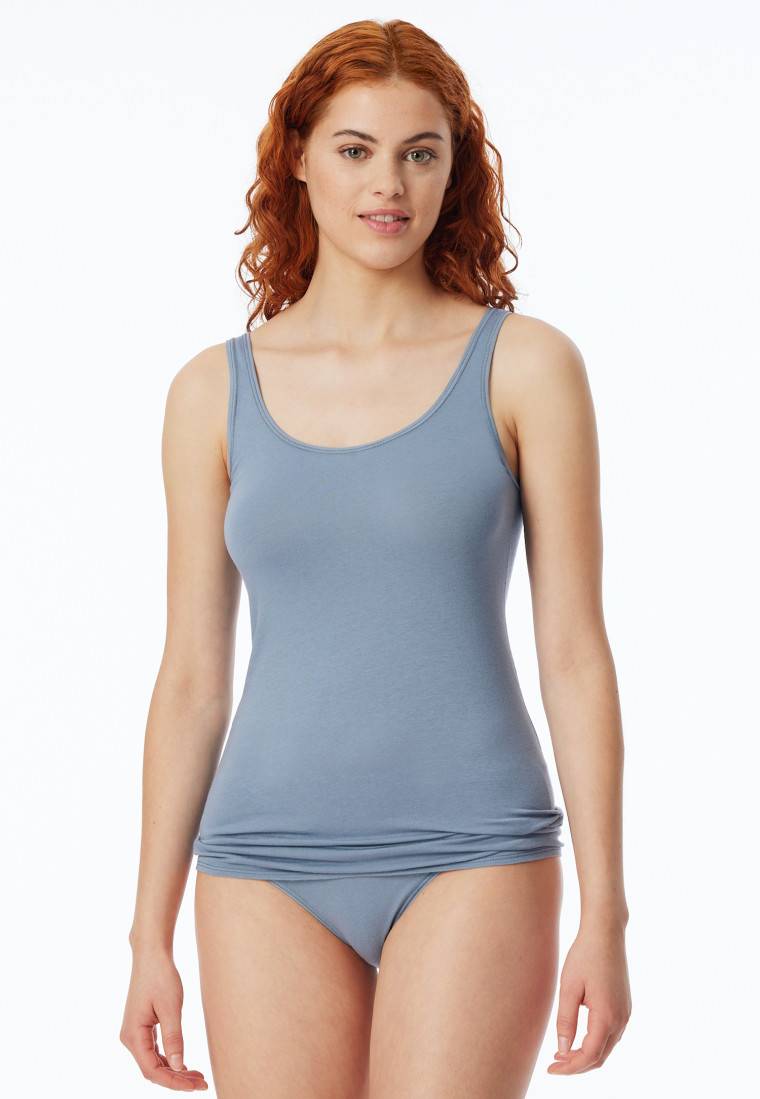 Schiesser Top 2er-Pack Organic Cotton schwarz/graublau - 95/5 Organic Bis zu 55% Rabatt