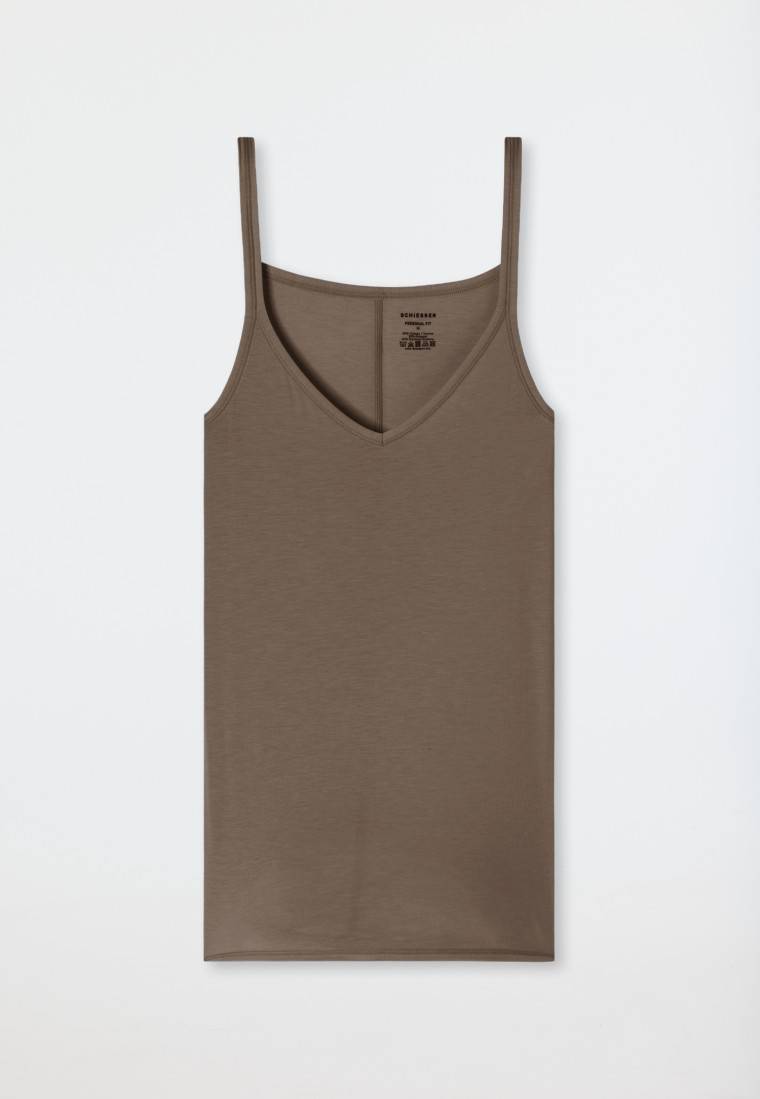 Schiesser Spaghetti-Top taupe - Personal Fit 2025