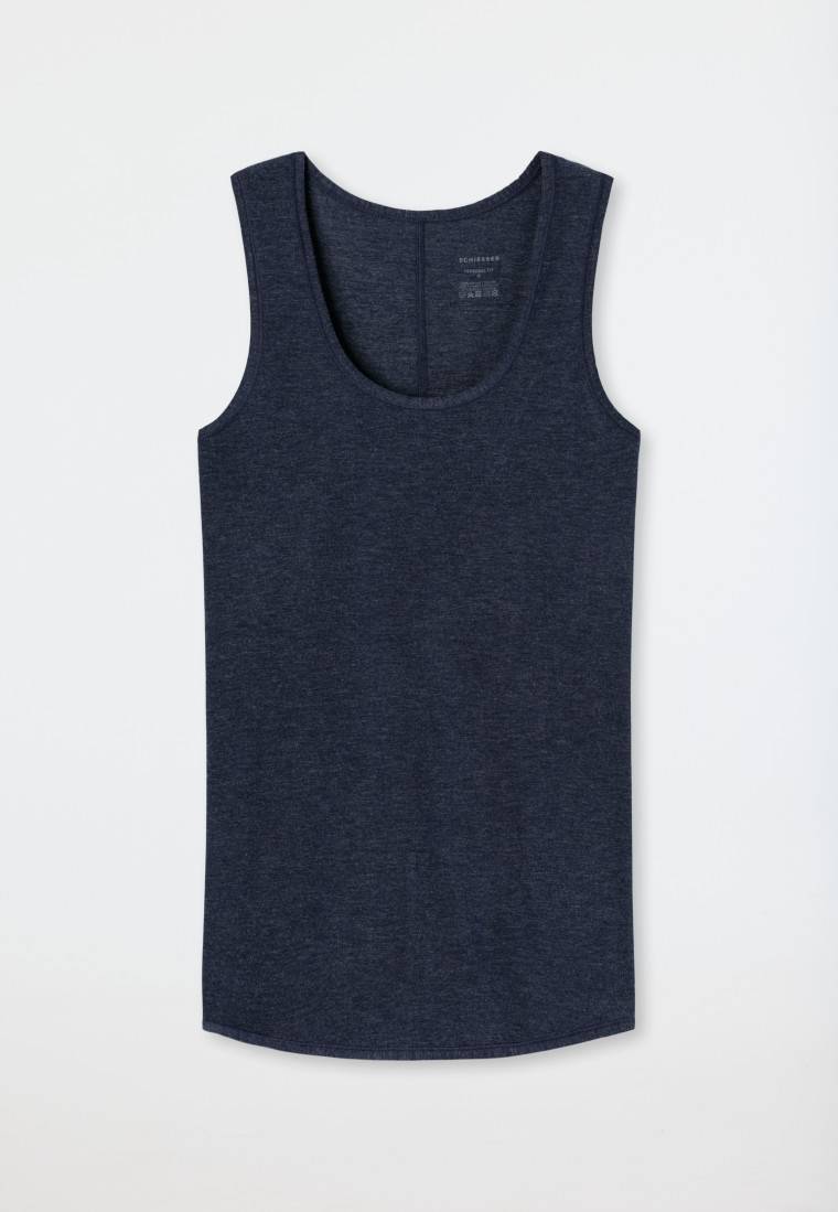 Schiesser Tank Top nachtblau - Personal Fit Blitzverkäufe
