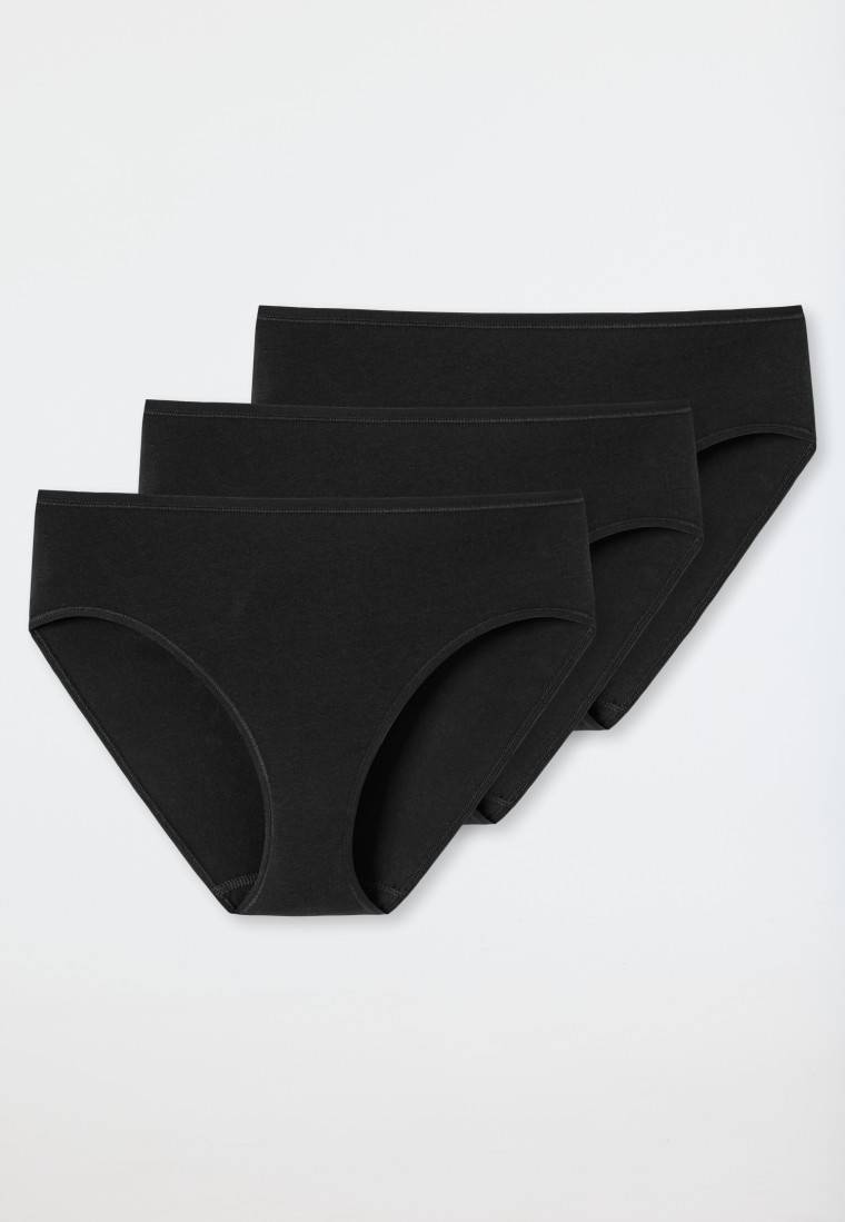 Schiesser Slips 3er-Pack schwarz - Essentials Flash Sale