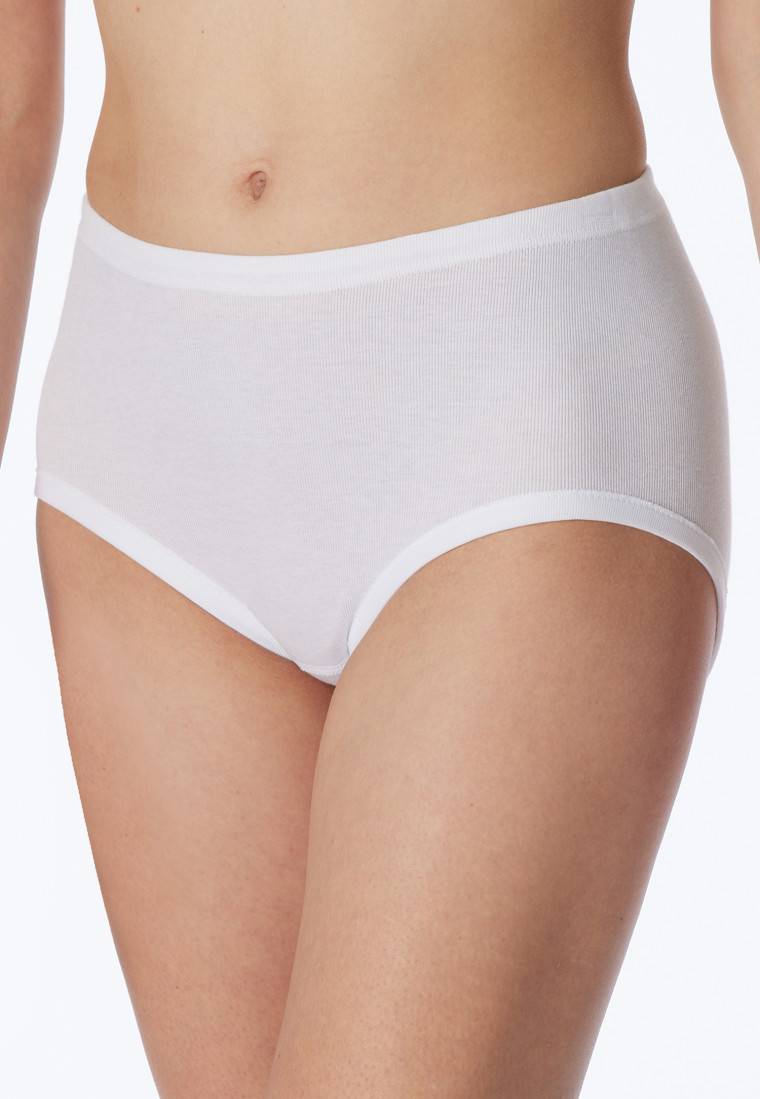 Schiesser Taillenslips 2er- Pack Feinripp weiß - Original Feinripp Preisnachlass
