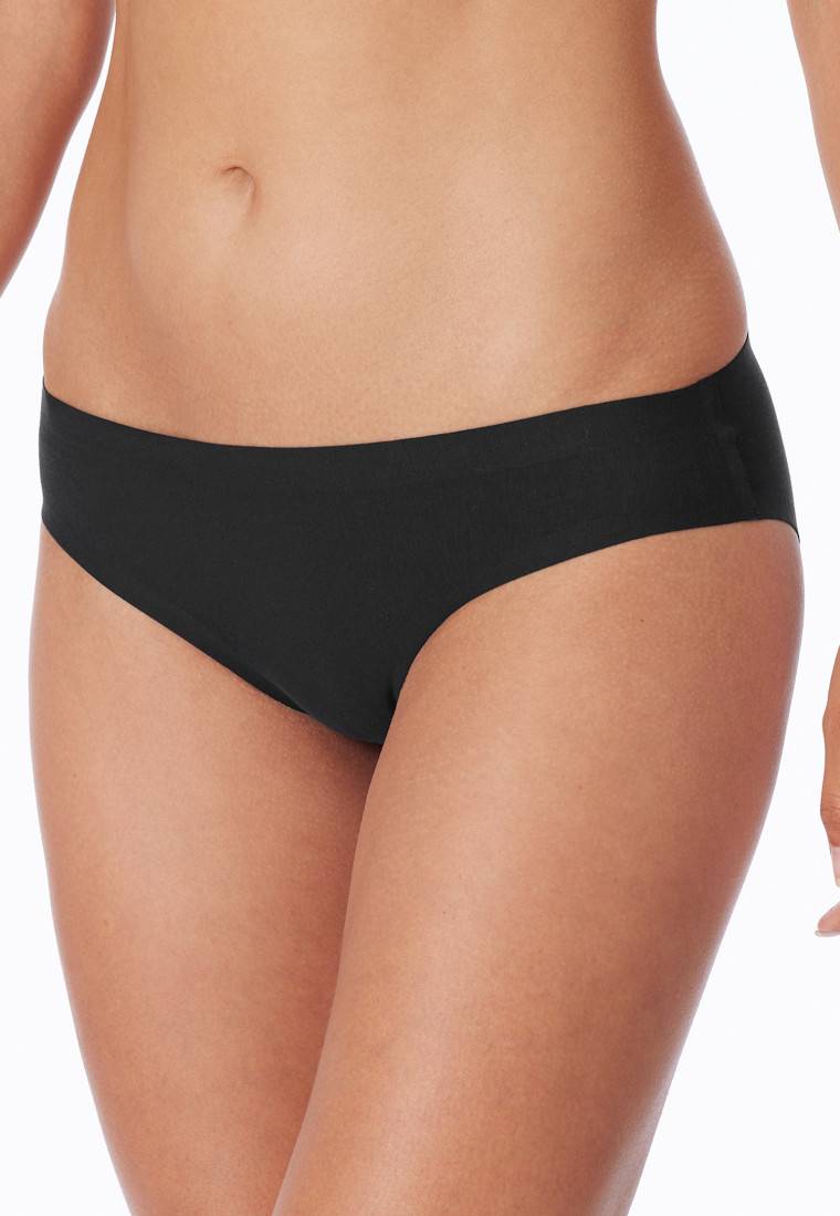 Schiesser Slip nahtlos schwarz - Invisible Cotton Muttertagsangebot