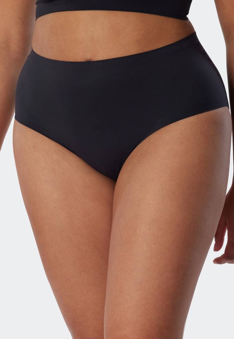 Schiesser Maxi-Slip Microfaser schwarz - Invisible Soft Top Angebot