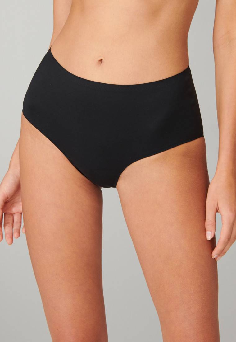 Schiesser Maxi-Slip Microfaser schwarz - Invisible Soft Top Angebot