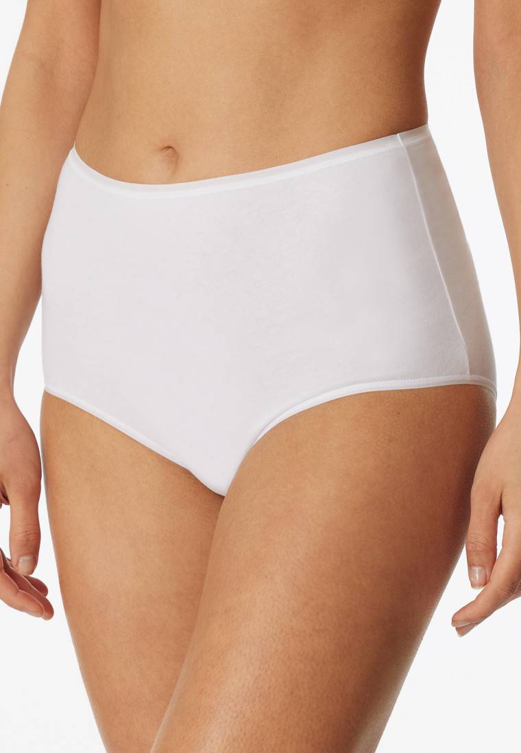 Schiesser Maxislips 2er-Pack Organic Cotton weiß - 95/5 Blitzangebot