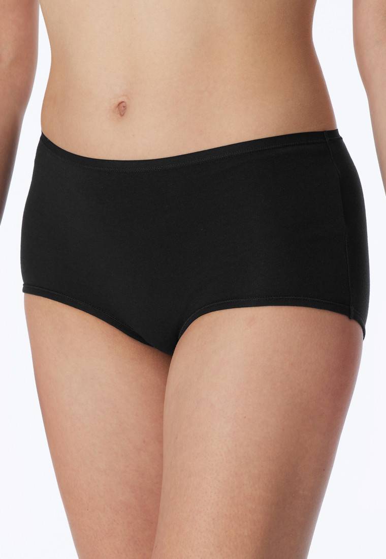 Schiesser Shorts 2er-Pack Organic Cotton schwarz - 95/5 Große Rabatte