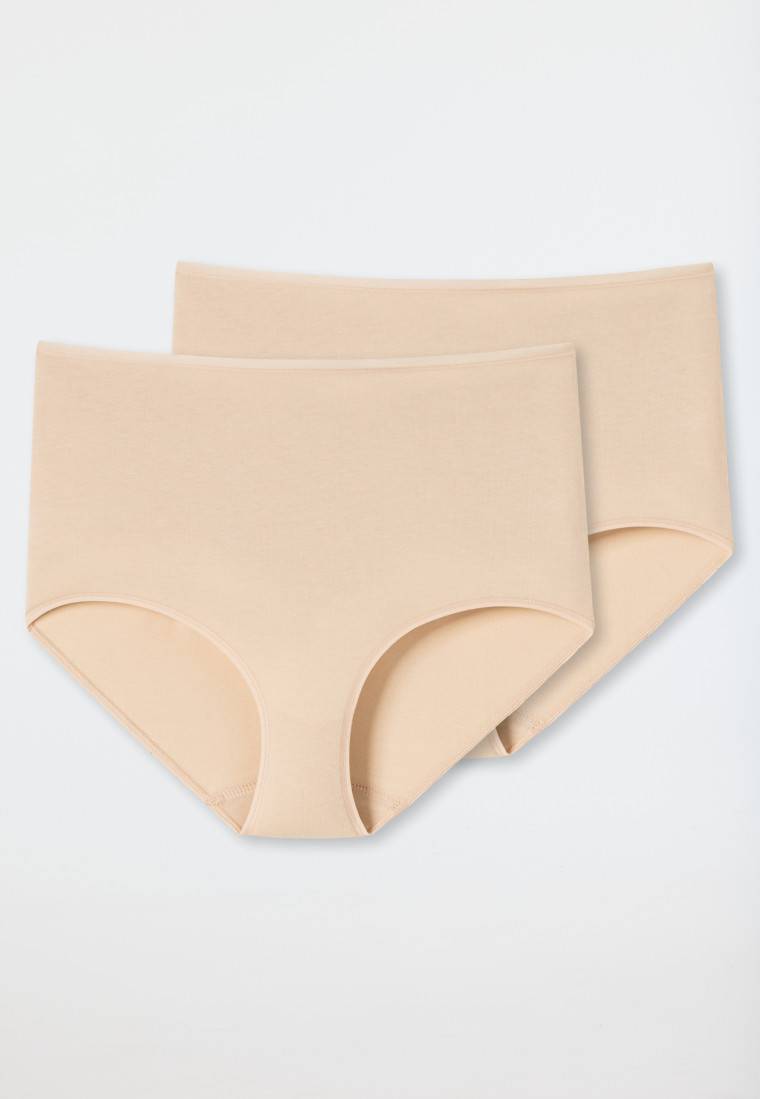 Schiesser Maxislips 2er-Pack Organic Cotton sand - 95/5 Räumungsverkauf