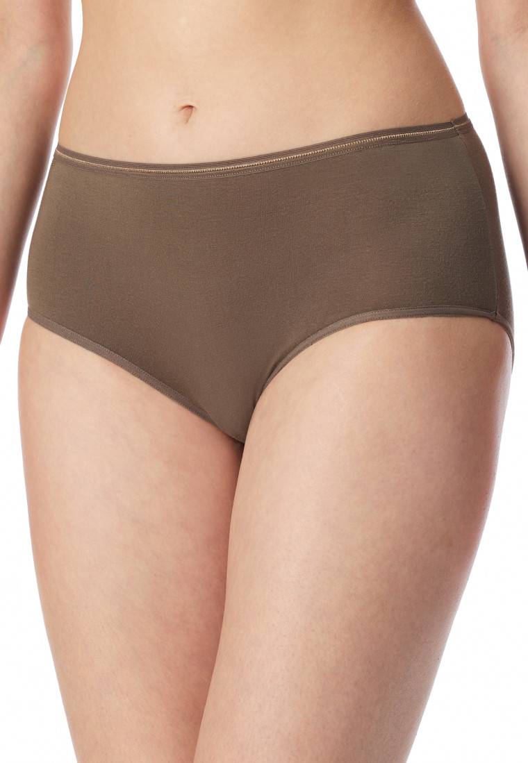 Schiesser Midi-Slips 2er-Pack beige/ taupe - Modal Essentials Sonderangebote
