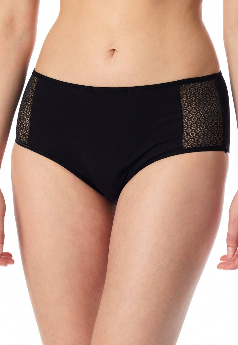 Schiesser Perioden-Panty Spitze schwarz - Secret Care Neueste Stile