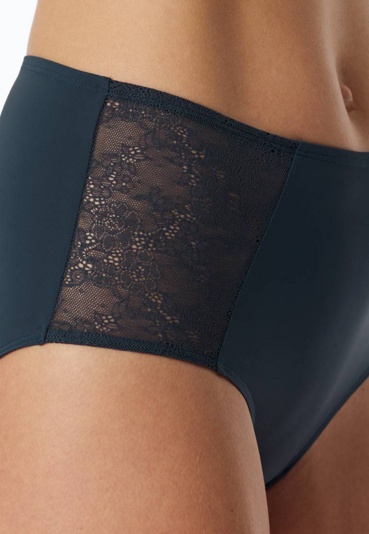 Schiesser Midi-Slip Spitze dunkelblau - Air Bis zu 60% Rabatt