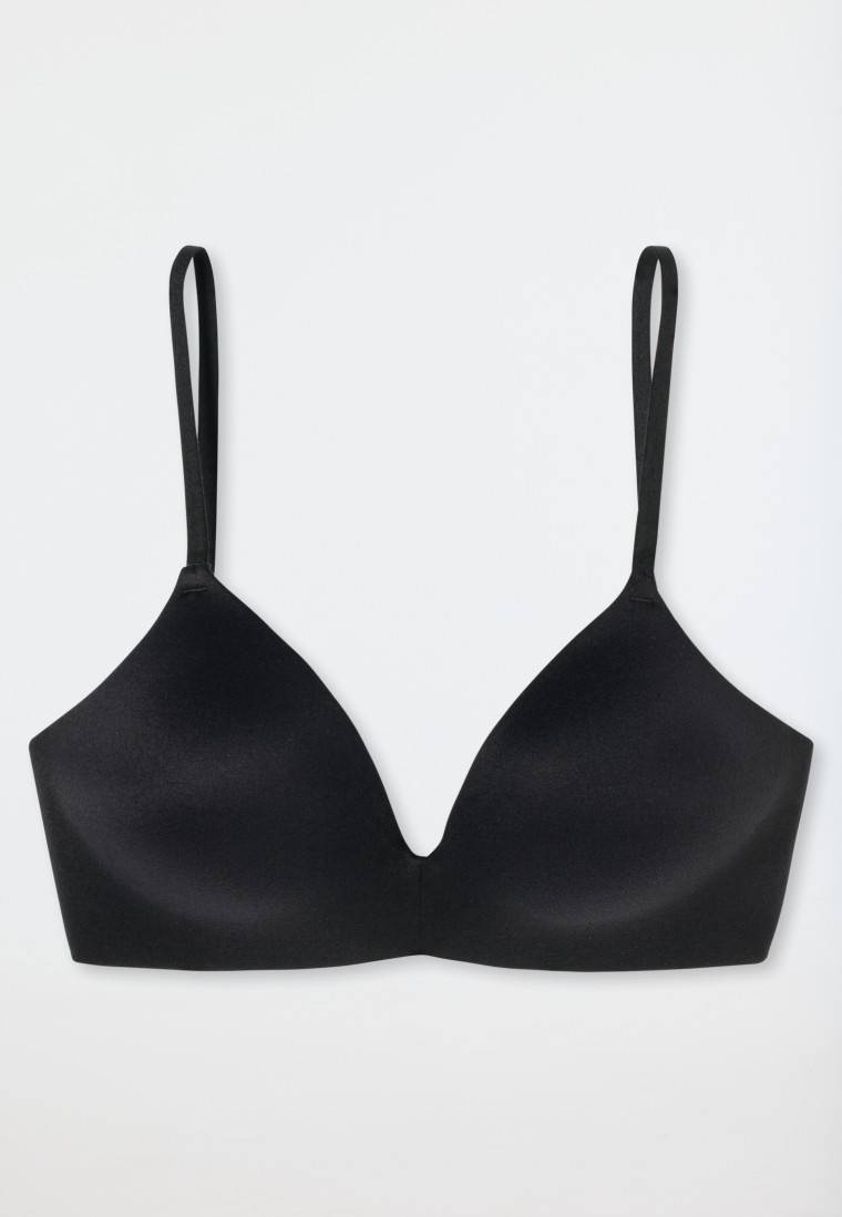 Schiesser BH ohne Bügel gepadded schwarz - Invisible Soft Nur noch ein Tag übrig