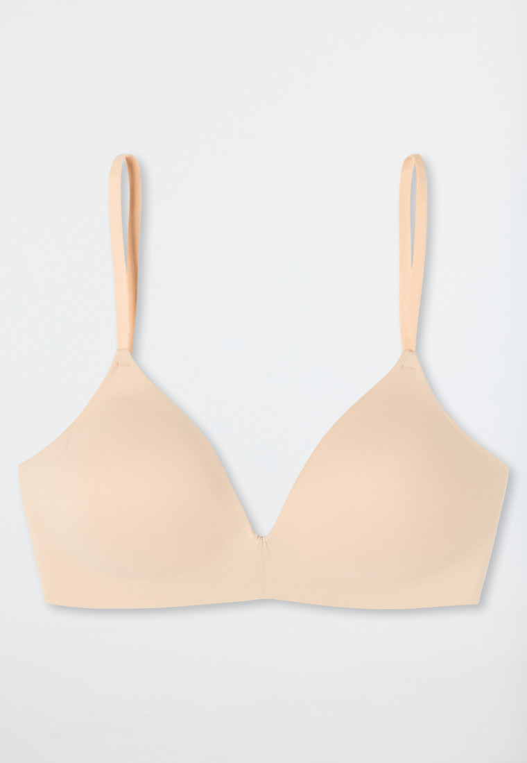 Schiesser BH ohne Bügel gepadded sand - Invisible Soft Riesige Rabatte