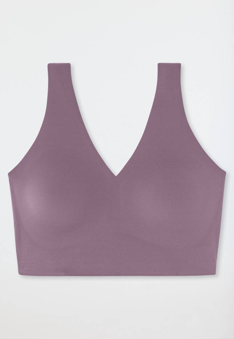 Schiesser Bustier Mikrofaser herausnehmbare Pads malve - Invisible Soft Clearance-Verkauf
