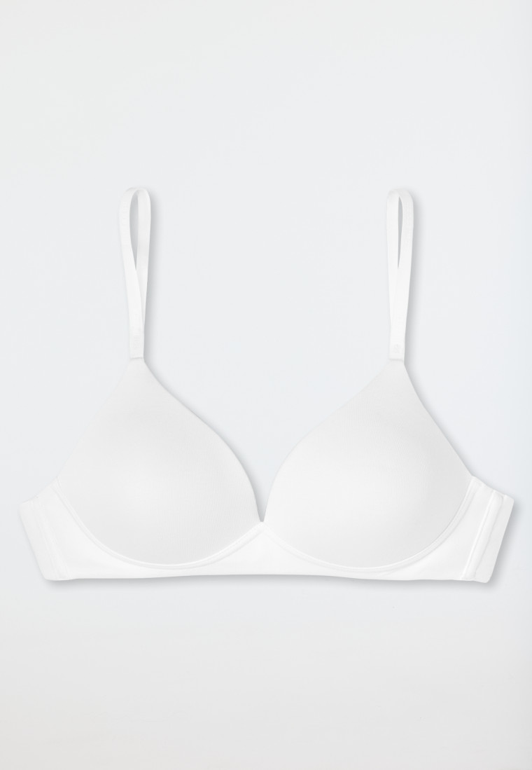 Schiesser Soft BH Organic Cotton mit Schale weiß - 95/5 Kostenloser Versand international