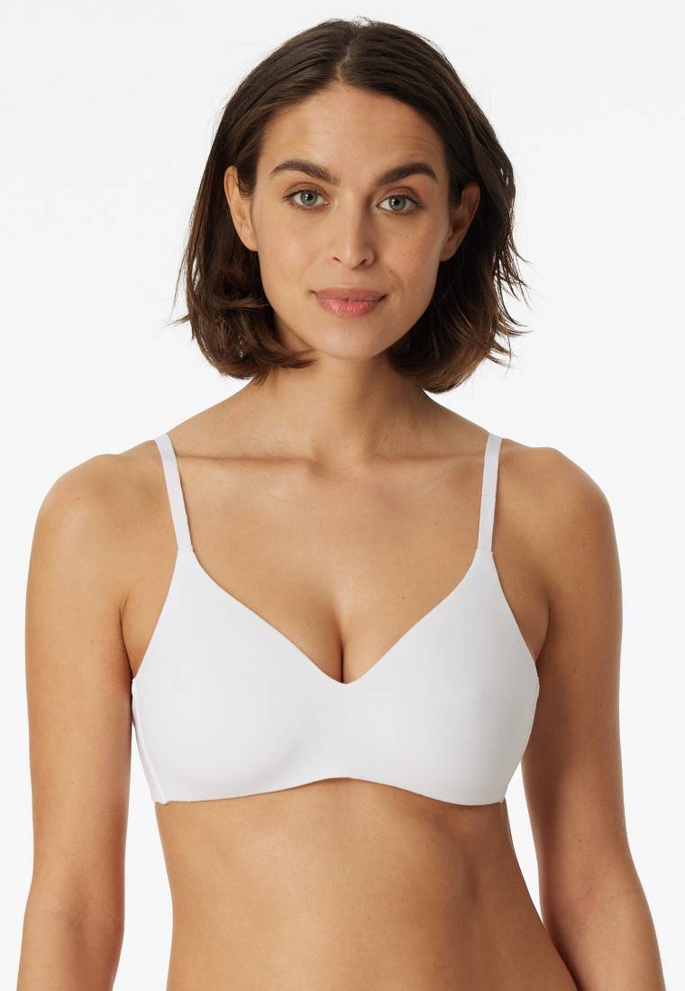 Schiesser Soft BH Organic Cotton gepaddet ohne Bügel weiß - 95/5 Black Friday Preise