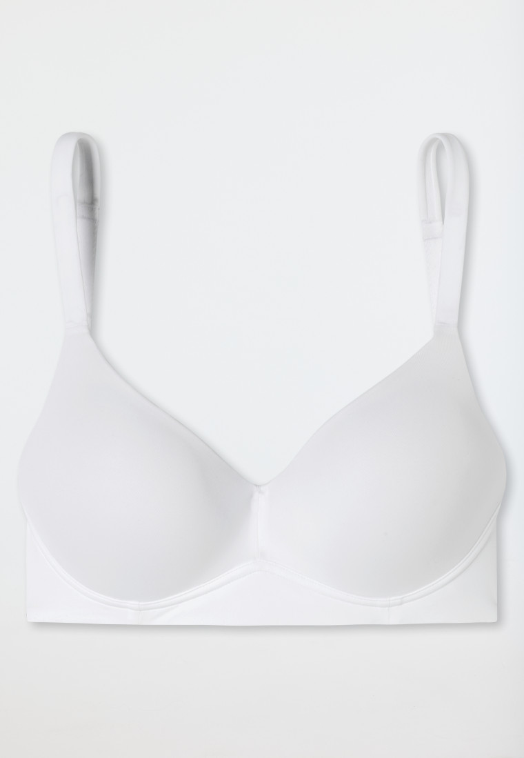 Schiesser Soft-BH mit Schale und gleitenden Cups weiß - Unique Micro Rabatte dieses Monats