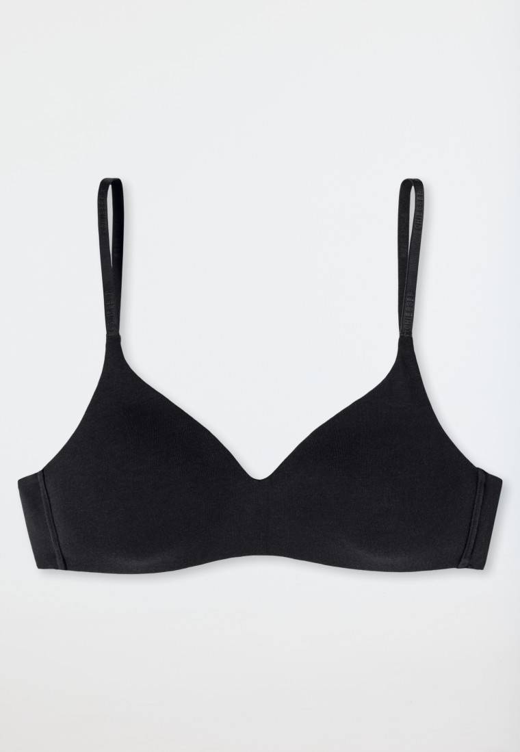 Schiesser Soft BH Organic Cotton gepaddet ohne Bügel schwarz - 95/5 2025