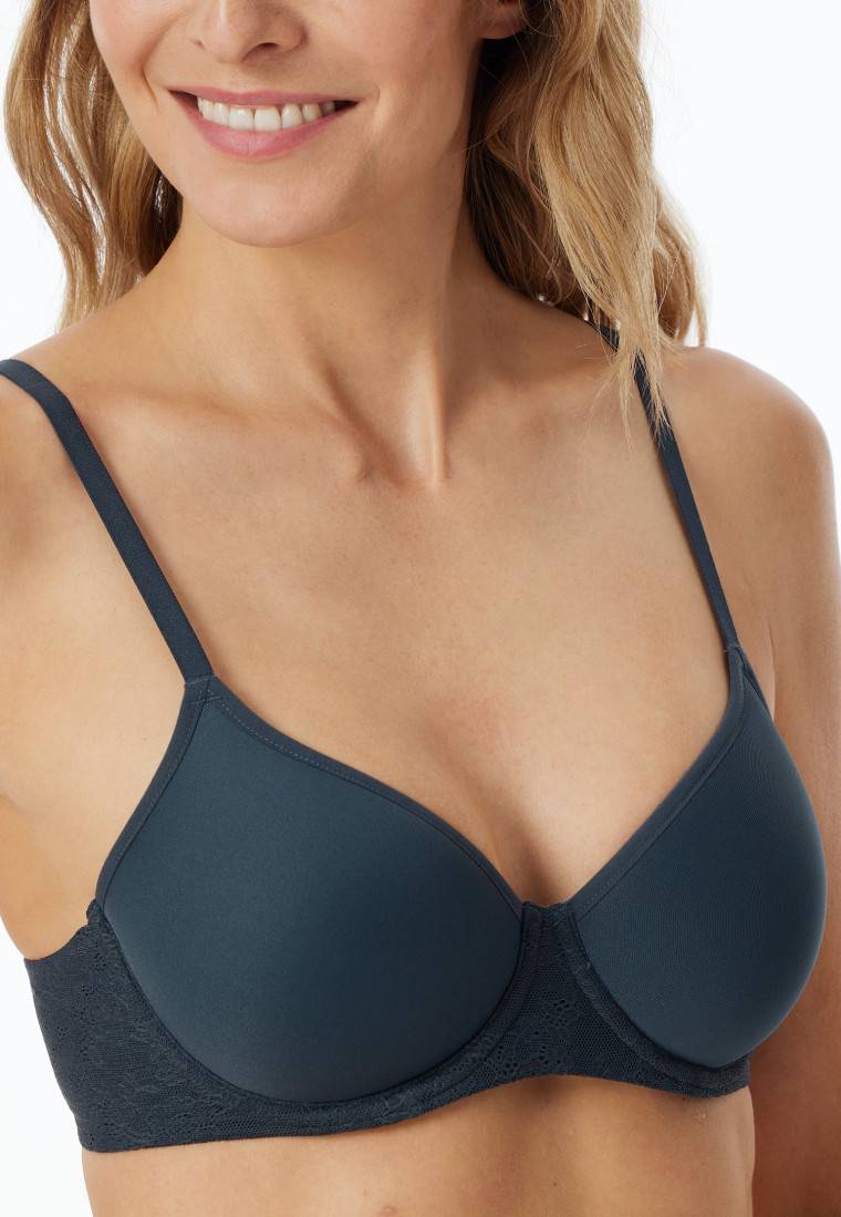Schiesser BH mit Spacer-Schale dunkelblau - Air Limitierter Zeitrabatt