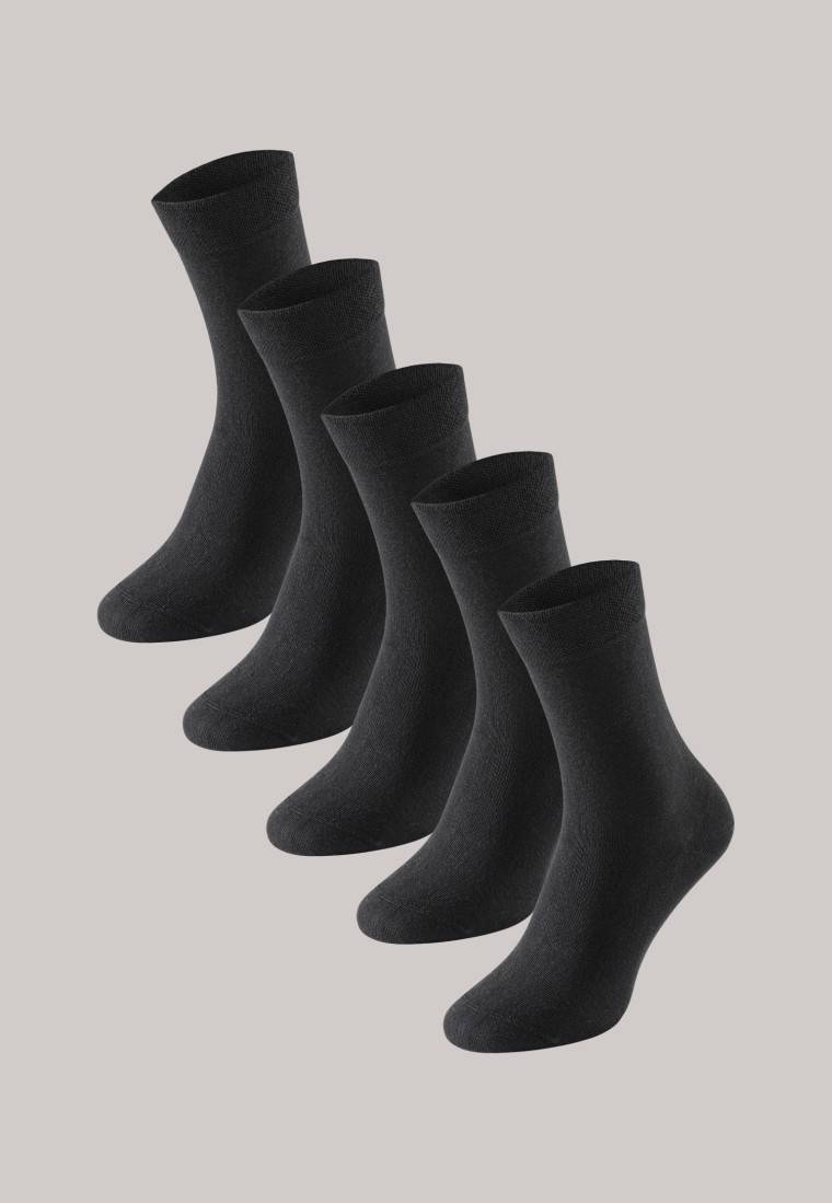 Schiesser Damensocken 5er-Pack stay fresh schwarz - Bluebird Weihnachtsangebot