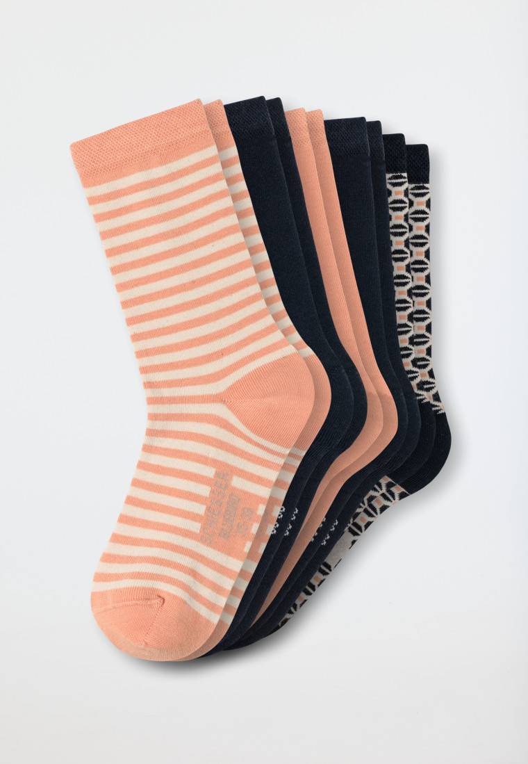 Schiesser Damensocken 5er-Pack stay fresh uni/gemustert mehfarbig - Bluebird Muttertagsangebot