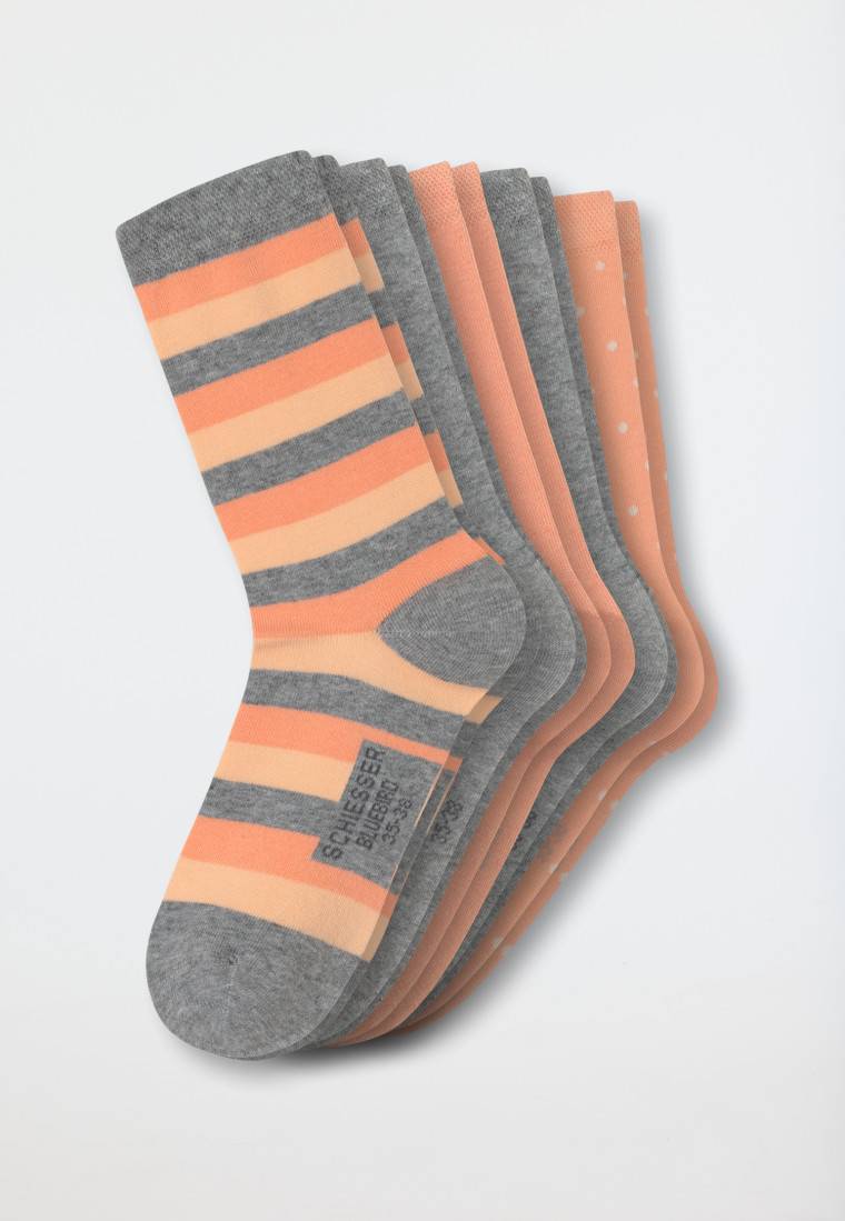 Schiesser Damensocken 5er-Pack stay fresh uni/gemustert mehfarbig - Bluebird Vatertagsangebot