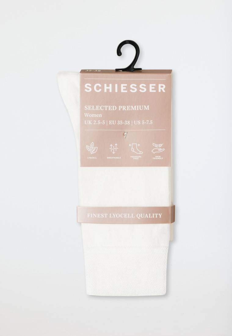 Schiesser Damensocken Lyocell offwhite - selected! premium Bestseller