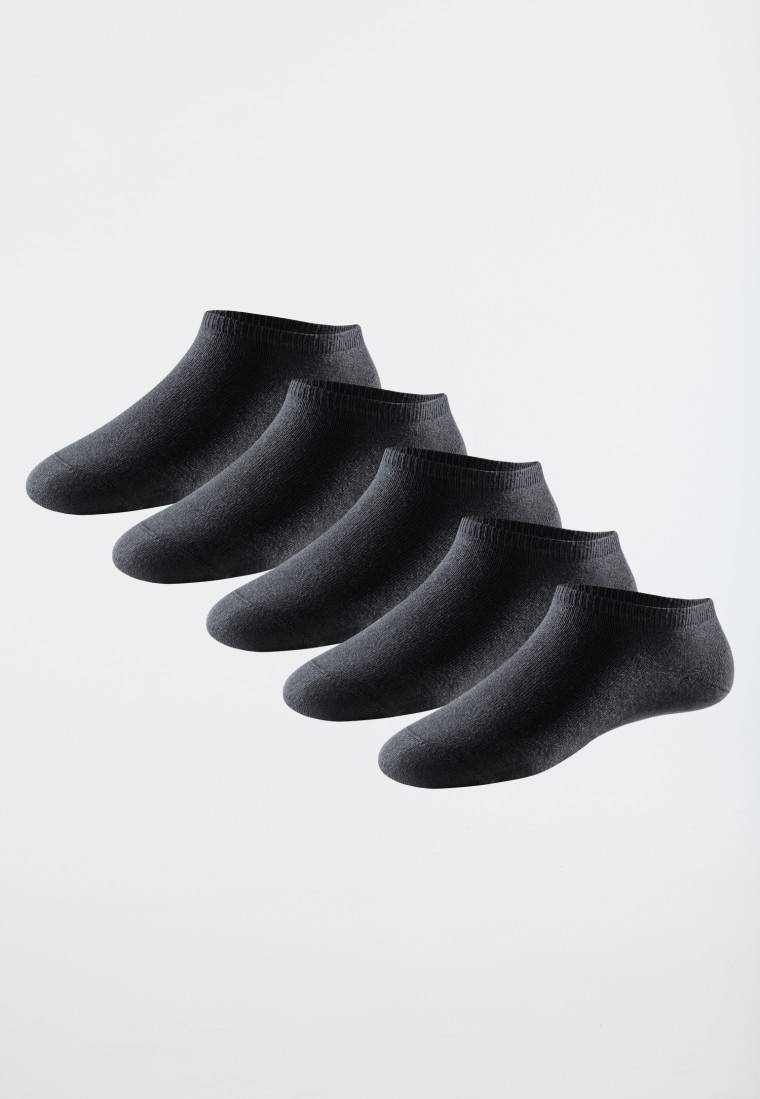 Schiesser Damensneaker Fünferpack Stay Fresh schwarz - Bluebird