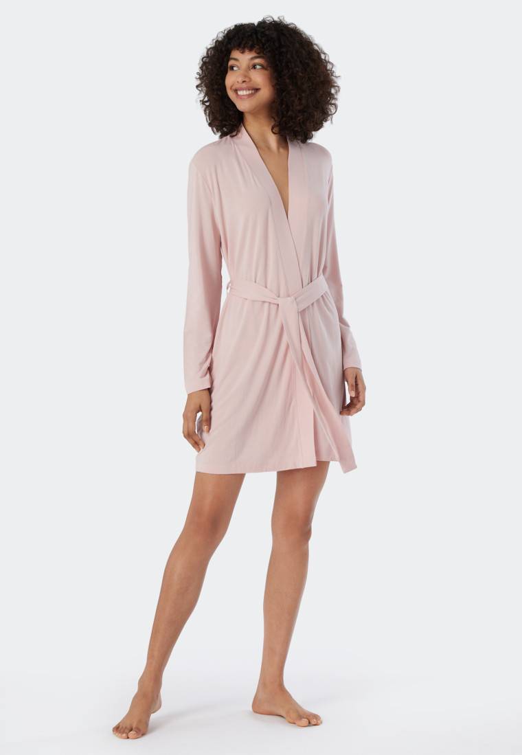 Schiesser Morgenmantel Modal rosé- Essentials