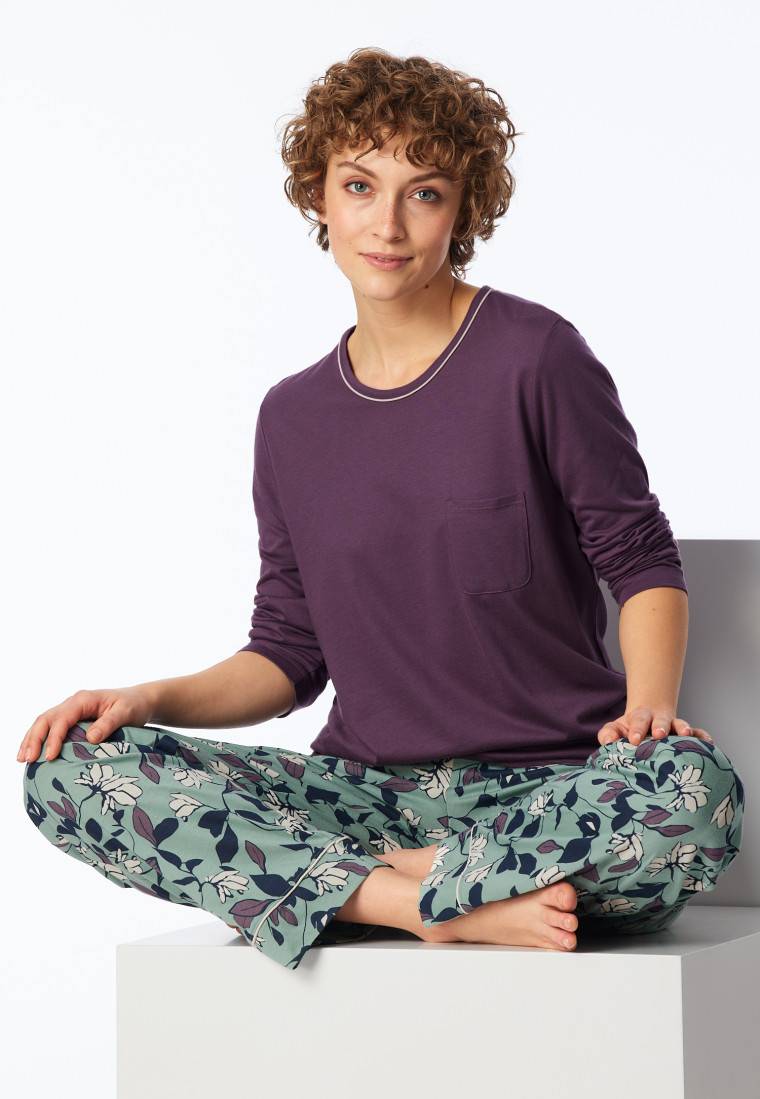 Schiesser Schlafanzug lang multicolor - Comfort Nightwear