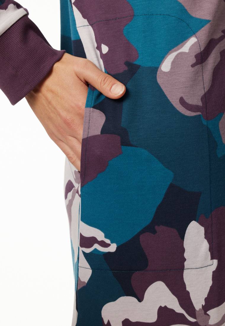Schiesser Nachthemd langarm Interlock multicolor bedruckt - Modern Nightwear Kauf eins, bekomm eins gratis