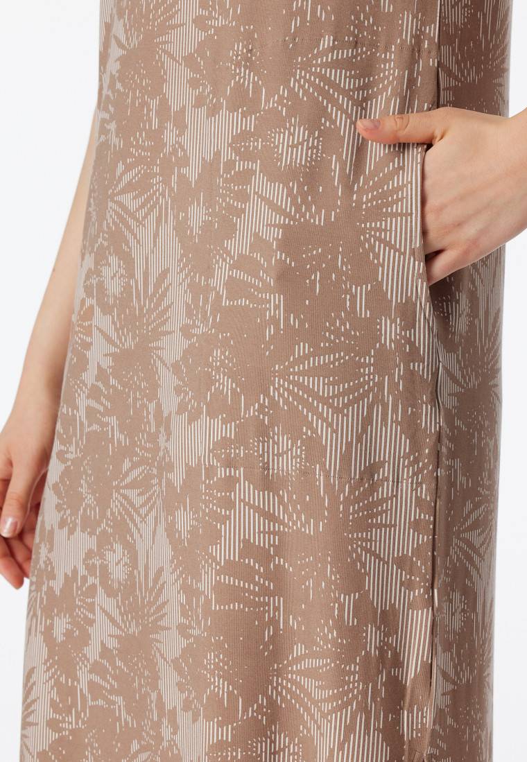 Schiesser Sleepshirt kurzarm V-Ausschnitt clay - selected! premium inspiration Wochenangebot