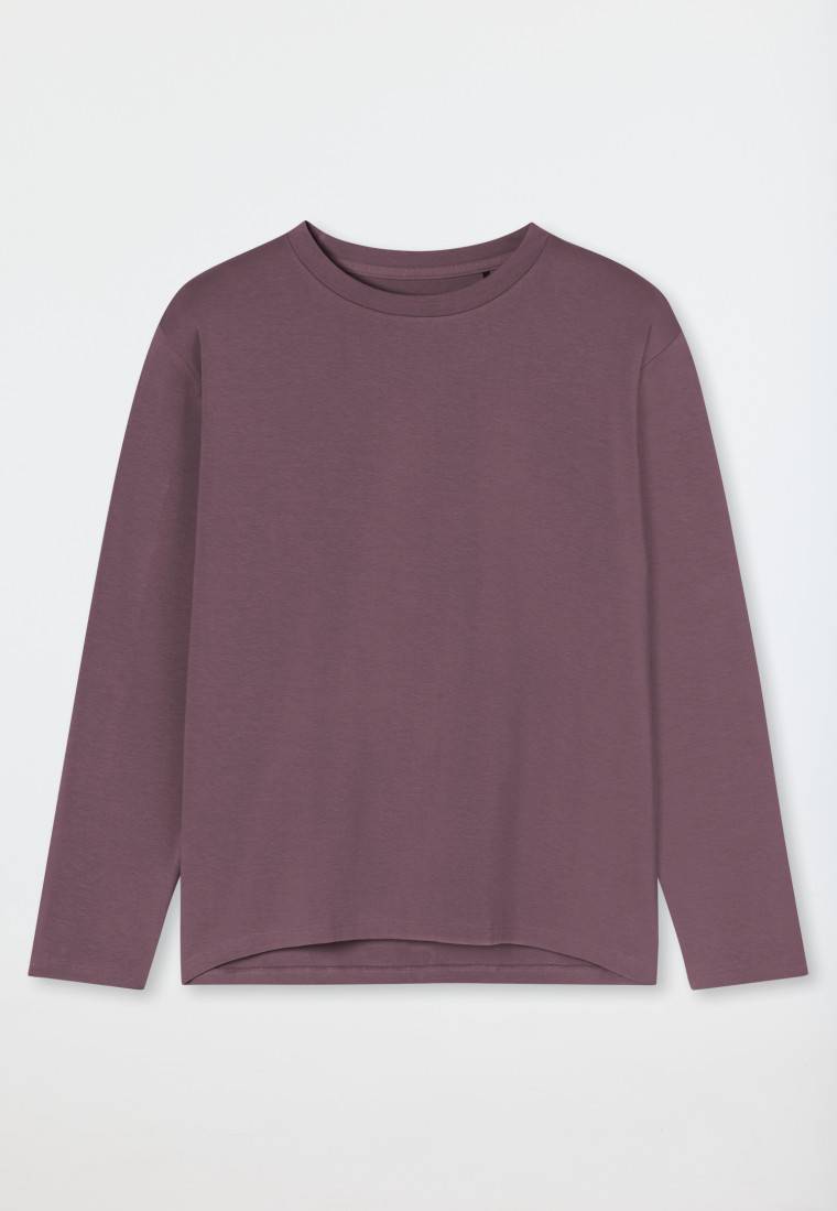 Schiesser Shirt langarm rundhals malve - Mix+Relax Letzter Tag