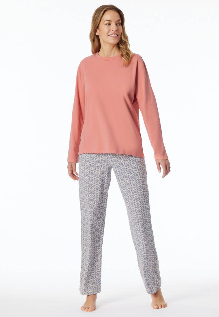 Schiesser Shirt langarm rundhals papaya - Mix+Relax